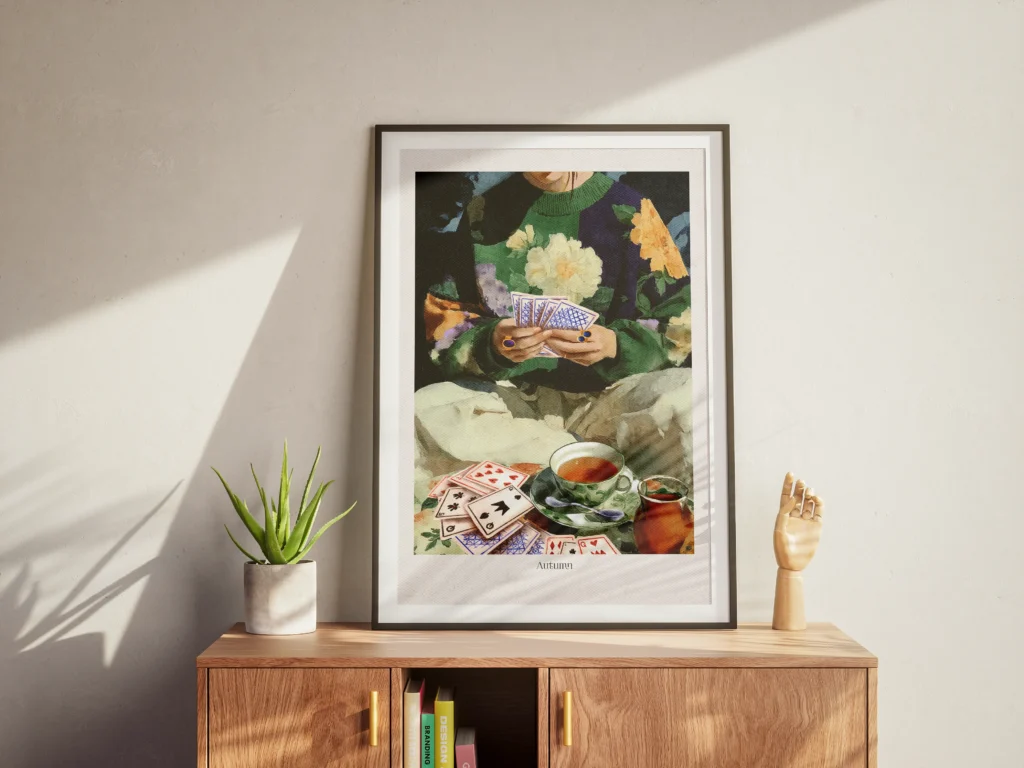 Jesienny plakat Autumn 3 MashTo Karty i herbata