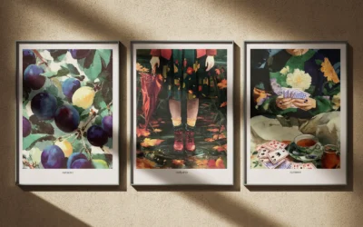 Jesienne plakaty – przytulne ilustracje do Twoich wnętrz